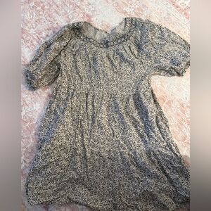 Old Navy Black and White Patterned Dress